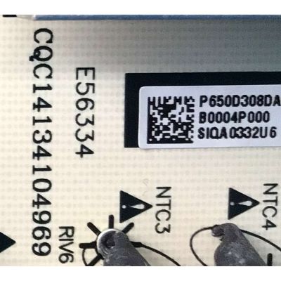 FUENTE PARA TV VIZIO / NUMERO DE PARTE P650D308DA / CQC14134104969 / 25-DT0411-X2P1 / B0004P000 / SHG6504B-247E / PANEL V65DJ4-D03 REV.C1 / MODELO V655-J09 - Imagen 2